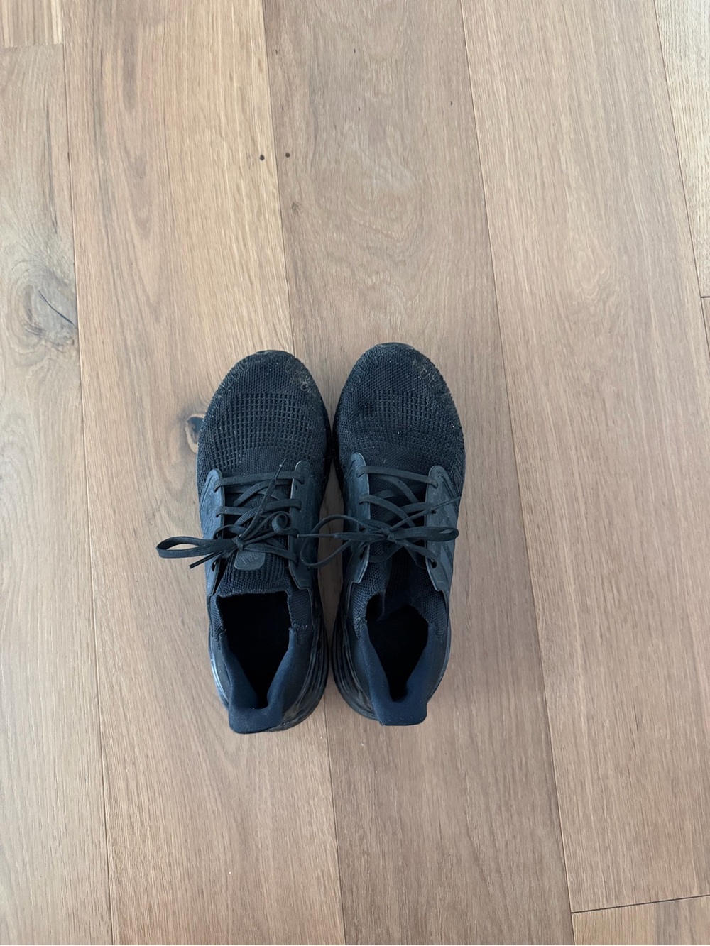 Adidas Ultraboost Men's Black Knit Running Shoes